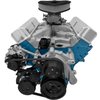 19035-08 Ford FE Serpentine System - AC and ALT - Black - image 2