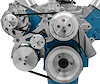 Ford FE Serpentine Drive Kit With A/C: No Power Steering - image 1
