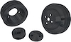 1925-08 Ford FE V-Belt Pulley Kit - 2V - Black - High Flow - image 1