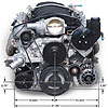 Narrow Mount Serpentine Kit GM LS Engine - image 2