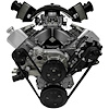20020-08 Chevy LS Pro Track Serpentine System - ALT Only - Black - image 1