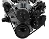 20025-08 Chevy LS Pro Track Serpentine System - PS & ALT - Black - image 1