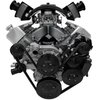 20025-08 Chevy LS Pro Track Serpentine System - PS & ALT - Black - image 2