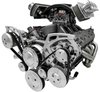 20060-06 Chevy LS Chrome Powder-Coat Style Track Serpentine Kit (AC/PS/ALT) - image 2