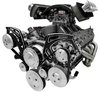 20060-07 Chevy LS Black Onyx Style Track Serpentine Kit (AC/PS/ALT) - image 2
