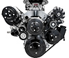 20095-08 Chevy LS Black Style Track Serpentine Kit (AC/PS/ALT) - image 1