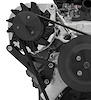 20121-08 Small Block Chevy Deluxe Alternator Bracket - LWP - Black - image 1
