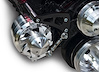 20124-08 Small Block Chevy Alternator Bracket - Mid-Mount - LWP - Black - image 1