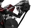 20135-08 Big Block Chevy Outward Alternator Bracket - SWP - Driver - Black - image 1