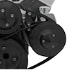 20150-08 Big Block Chevy Ultra Power Steering Bracket - LWP - Black - image 1