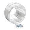 2033 Small Block Ford 5.0L Serpentine Crankshaft Pulley [Clear Powdercoat]