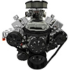 20350-08 Big Block Chevy Ultra Serpentine System - All Inclusive - AC & ALT - Black - image 1