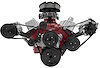 20408-08 Small Block Chevy Serpentine Conversion - SWP - Outward - AC & PS - GMT2 - Black - image 1