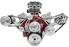 Outward Mount High Water Flow Serpentine Drive Kit (A)=4-3/16" Includes Brackets and Pulleys to Install: - image 1