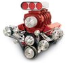 Outward Mount High Water Flow Serpentine Drive Kit (A)=3-9/32" Includes Brackets and Pulleys to Install: - image 1