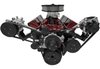 20428-08 Small Block Chevy Serpentine Conversion; SWP; Reverse; Outward; GMT2; Black - image 2
