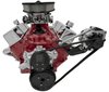 20430-08 Small Block Chevy High Flow Serpentine Conversion - Outward - ALT Only- Black - image 2
