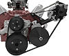 Outward Mount Performance Serpentine Drive Kit Includes Brackets and Pulleys to Install: Standard Rotation Short Water Pump - image 1