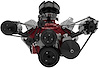 20512-08 Big Block Chevy Serpentine Conversion- Iron Water Pump - Saginaw-Key - Black - image 1