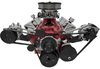 20512-08 Big Block Chevy Serpentine Conversion- Iron Water Pump - Saginaw-Key - Black - image 2