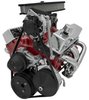 20730-08 Small Block Chevy High Flow Serpentine System; Driver; SWP; Saginaw-Key; Black - image 3