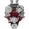 Inward Mount High Water Flow Serpentine Drive Kit Includes Brackets and Pulleys to Install: Reverse Rotation Short Water Pump - image 3