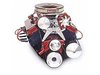 Custom High Mount Serpentine Belt Pulley Kit Big Block Chevy with Single Carburetor - image 1