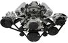 20955-08 Chevy LT1 Gen II Serpentine Conversion; Outward; AC & PS; GMT2; Camaro; Black - image 2