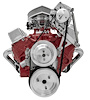 Small Block Chevy Inward Mount Serpentine Kit Short Water Pump - image 1