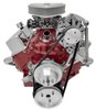 Small Block Chevy Inward Mount Serpentine Kit Short Water Pump - image 2