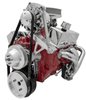 Small Block Chevy Inward Mount Serpentine Kit Short Water Pump - image 3