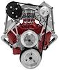 Small Block Chevy Inward Mount Serpentine Kit Short Water Pump and A/C - image 1