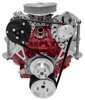 Small Block Chevy Inward Mount Serpentine Kit Short Water Pump and A/C - image 2