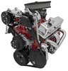 21015-08 Small Block Chevy Serpentine Conversion - AC & PS - SWP - Saginaw-Key - Black - image 2