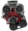 21015-08 Small Block Chevy Serpentine Conversion - AC & PS - SWP - Saginaw-Key - Black - image 3