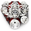 Style Track Serpentine Drive Kit Small Block Chevy with Power Steering - image 1