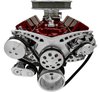Revolver Style Serpentine Drive Kit Small Block Chevy without Power Steering - image 2