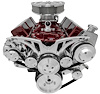 21140 Small Block Chevy Style Track Serpentine System - Corvette - PS & ALT - image 1