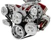 21150-06 Small Block Chevy Chrome Style Track Serpentine Kit (AC/PS/ALT) - image 4