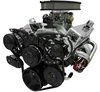 21150-08 Small Block Chevy Black Style Track Serpentine Kit (AC/PS/ALT) - image 3