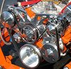*USED Style Track Pulley System Small Block Chevy - image 2