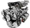 21155 Small Block Chevy Clear Powder-Coat Style Track Serpentine Kit (AC/PS/ALT) - image 2