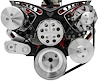 21160-07 Small Block Chevy Revolver Serpentine System - AC & PS - GMT2 - Black Onyx - image 1