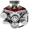 Revolver Style Serpentine Drive Kit Small Block Chevy with Saginaw Style Power Steering Pump - image 2