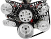 Revolver Style Serpentine Drive Kit Small Block Chevy with Saginaw Style Power Steering Pump - image 1