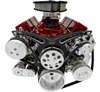 Revolver Style Serpentine Drive Kit Small Block Chevy with Saginaw Style Power Steering Pump - image 2