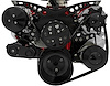 Revolver Style Serpentine Drive Kit Small Block Chevy with Saginaw Style Power Steering Pump - image 1