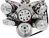 Revolver Style Serpentine Drive Kit Small Block Chevy with Saginaw Style Power Steering Pump - image 1