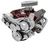 21180 Small Block Chevy Serpentine System - Corvette, PS & ALT - Billet, Saginaw-Key - image 2