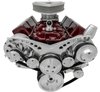 21180 Small Block Chevy Serpentine System - Corvette, PS & ALT - Billet, Saginaw-Key - image 3